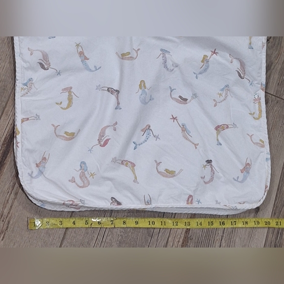 Pehr Toddler Mermaid Hooded Poncho Towel Cover Up 2-3 Years White Cotton Beach - Picture 6 of 7